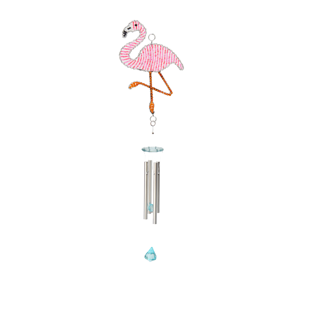 Flamingo Wind Chime, Sm (Set of 3)
