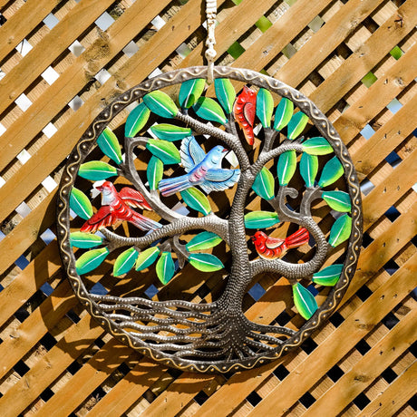 Painted Haitian Metal Art