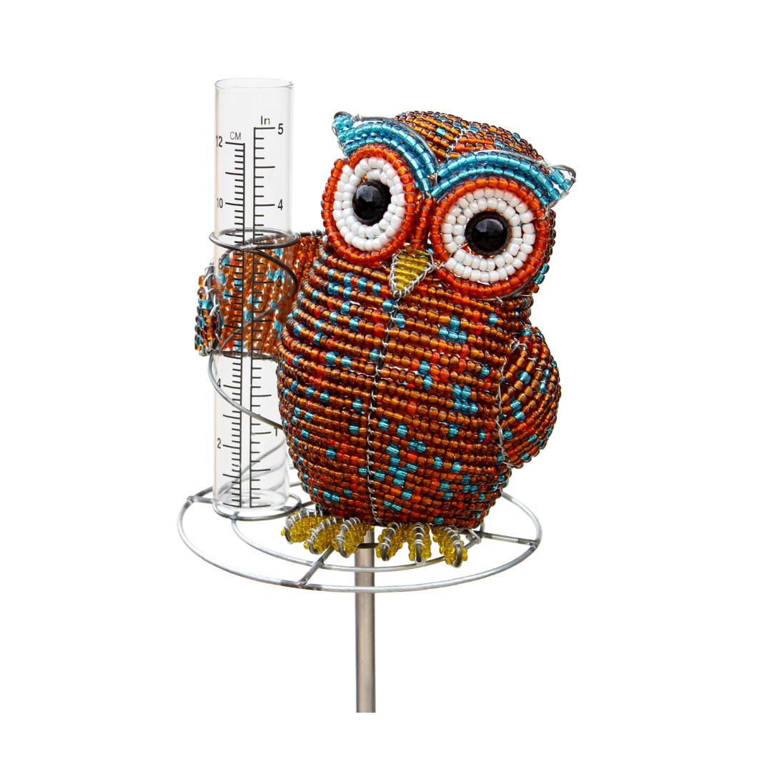 Rain Gauge, Owl (Set of 2)