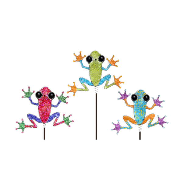 Frog Garden Stake Extol Accessories