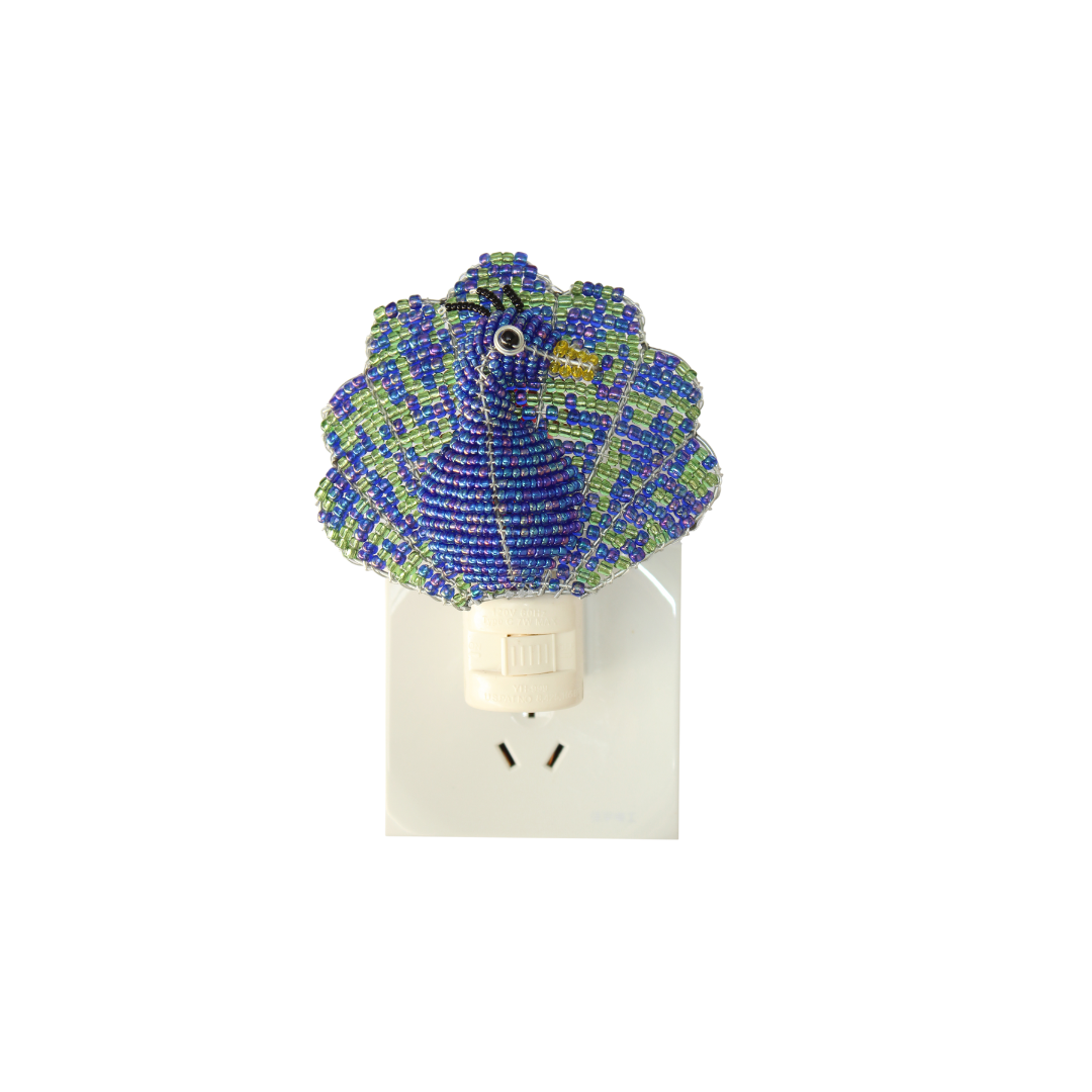 Night Light, Peacock (Set of 2)