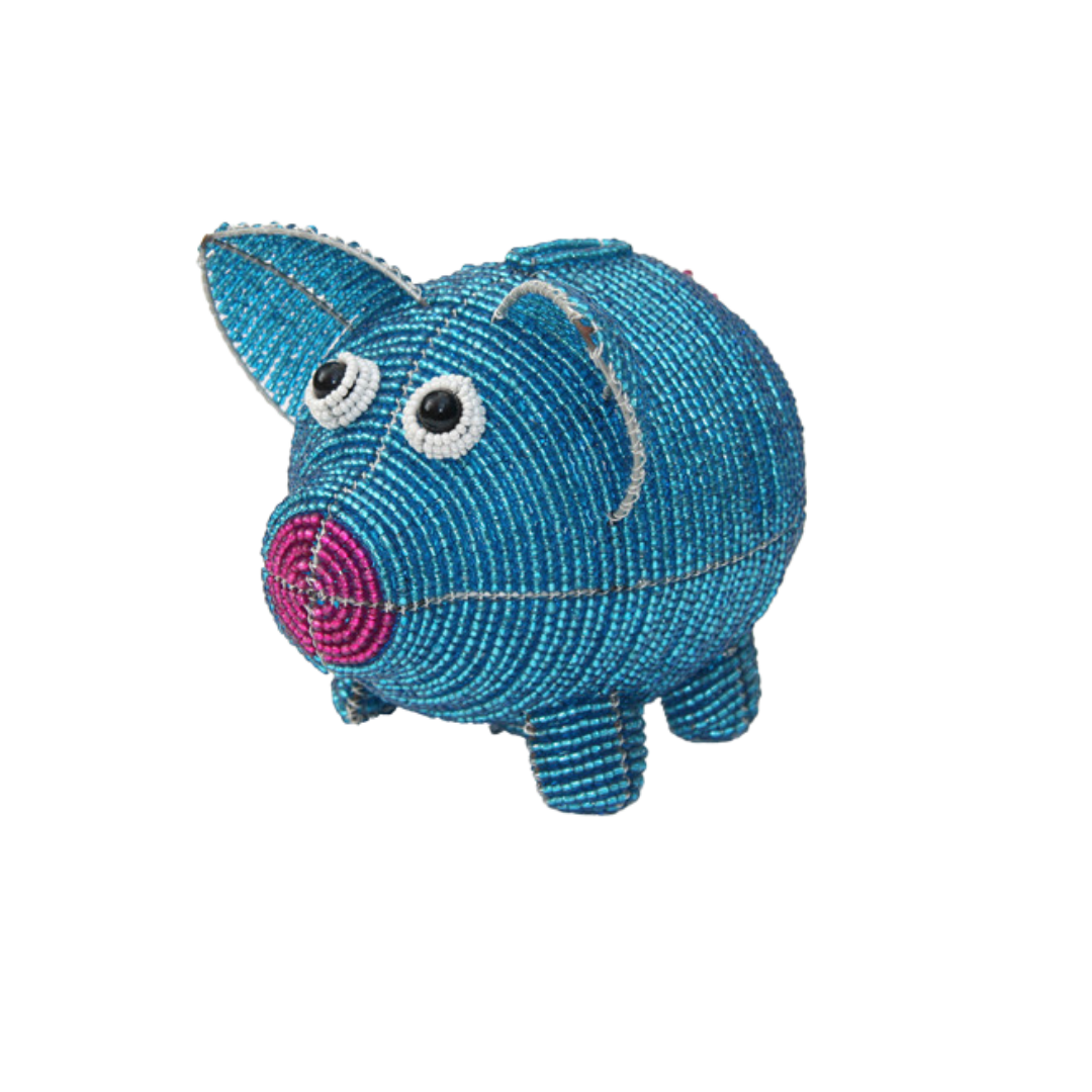 Piggy Bank, Blue (1 Piece)