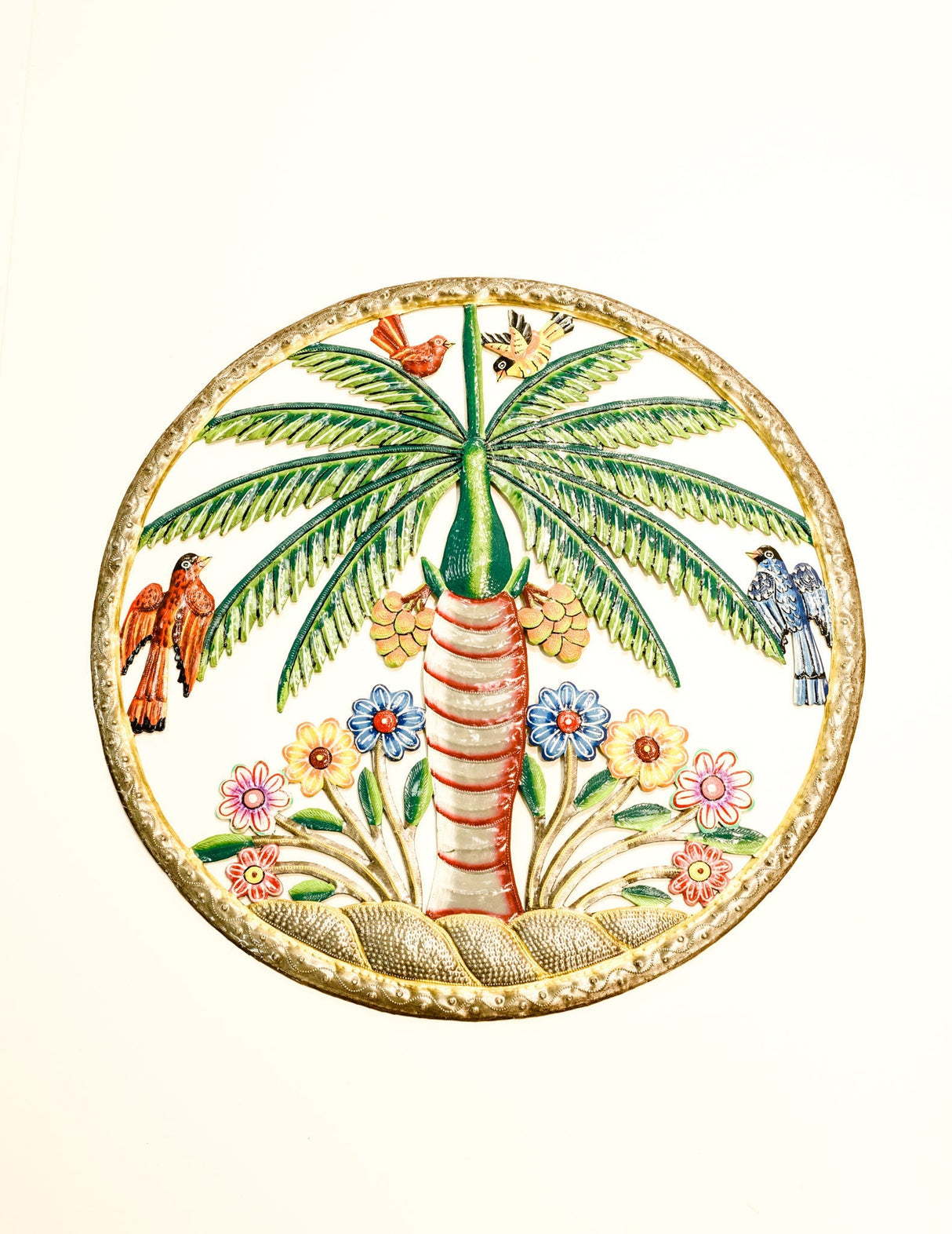 Painted Palm Tree Extol Accessories