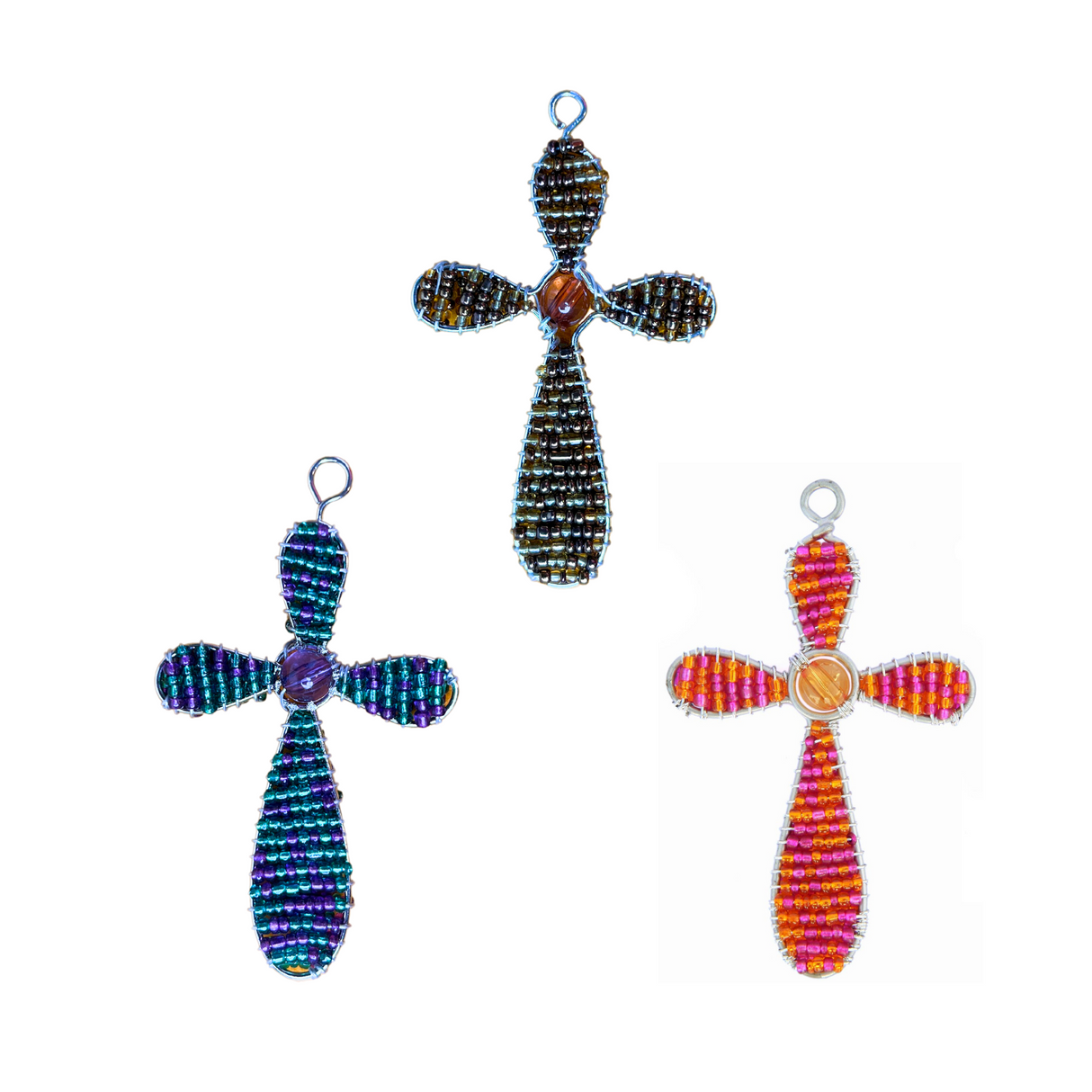 Contempo Cross Keyring (Set of 6)