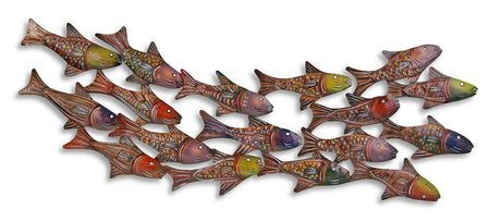 Painted Schooling Fish Extol Accessories