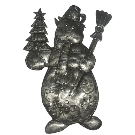 Jolly Snowman Ornament Extol Accessories