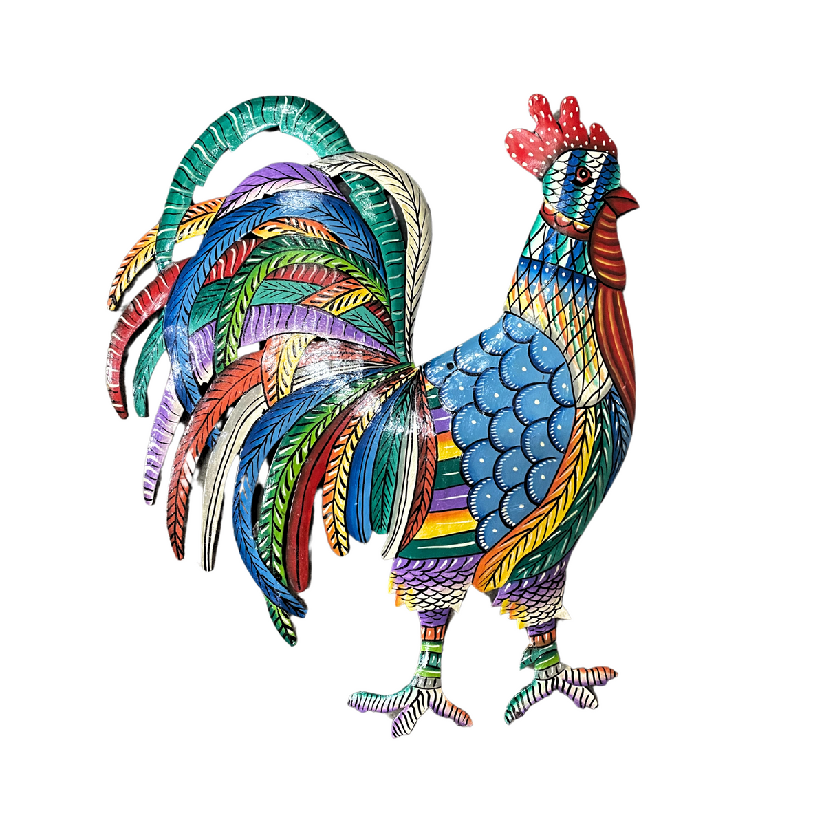 Painted Blue Rooster Extol Accessories