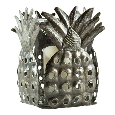 Pineapple Candle with Glass Hurricane Extol Accessories