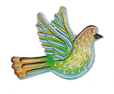 Blue Painted Bird Ornament Extol Accessories