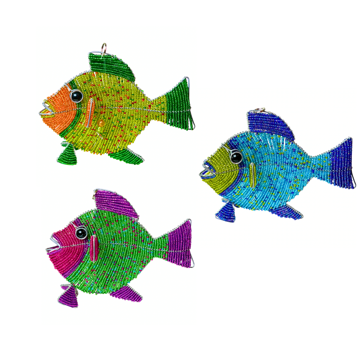 Wavy Fish, Asst (Set of 3)