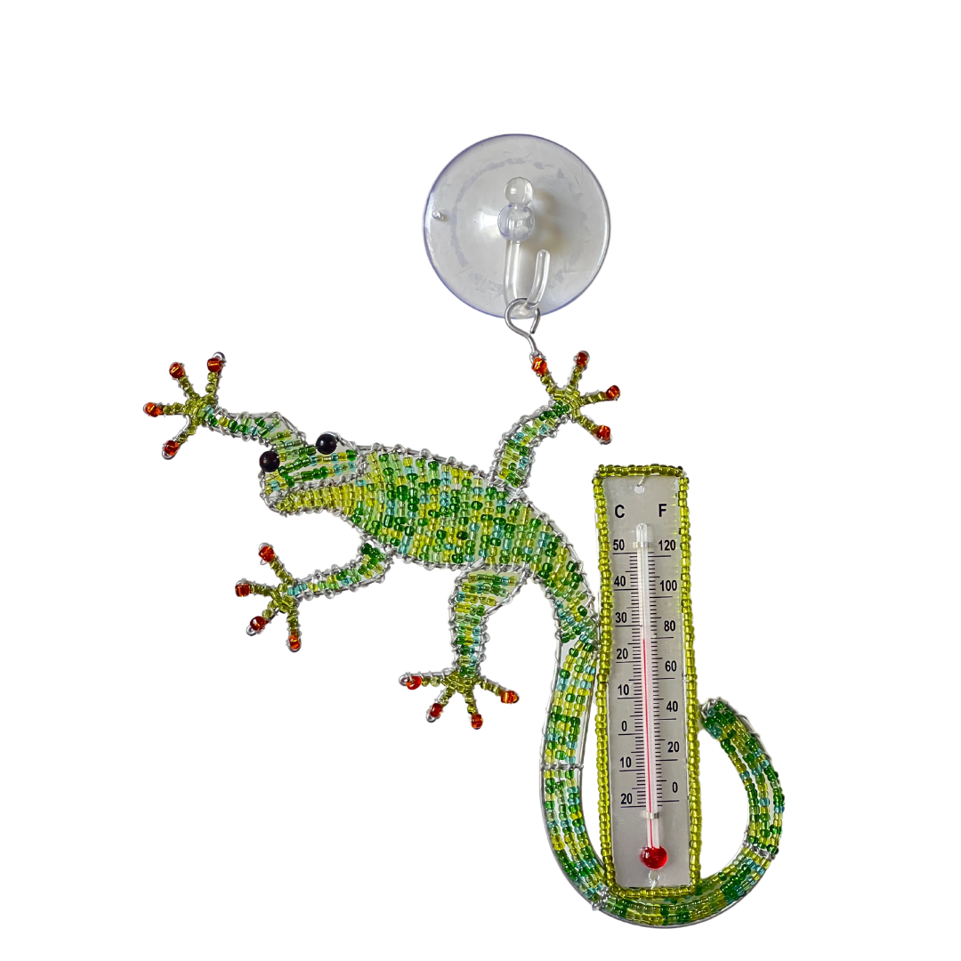 Window Thermometer, Gecko (Set of 2)